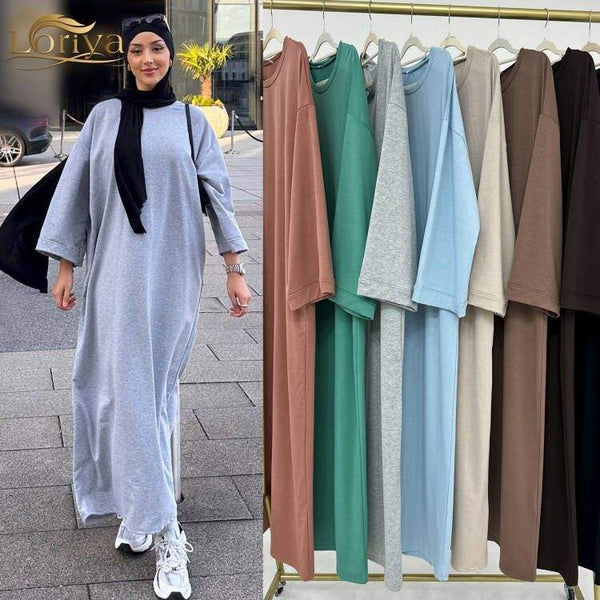 Loriya New Sweatshirt Abaya for Women